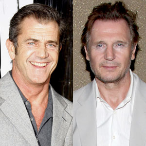 Mel Gibson, Liam Neeson Mel Gibson, Liam Neeson